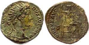 Roman Empire AE Dupondius 180 AD Commodus - ... 
