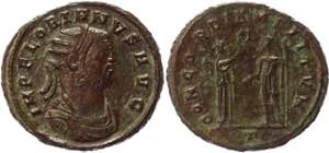 Roman Empire Antonianus 276 AD, Florian - ... 