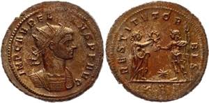 Roman Empire Antonianus 274 - 275 AD, ... 
