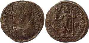 Roman Empire AE Follis 317 - 318 AD Licinius ... 