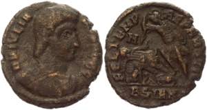 Roman Empire AE Follis 355 - 361 AD Julian ... 