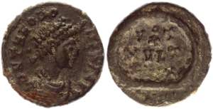 Roman Empire AE Nummus 379 - 383 AD ... 