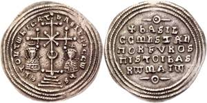 Byzantium Miliaresion 976 - 1025 AD, Basil ... 