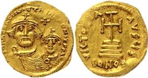 Byzantium Solidus 616 - 625 AD, Heraclius - ... 