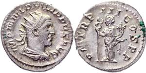 Roman Empire Antoninianus 244 - 249 AD, ... 