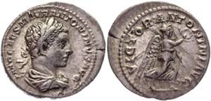 Roman Empire Denarius 218 AD, Elagabalus - ... 
