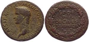Roman Empire Sestertius 37 - 38 AD, Caligula ... 
