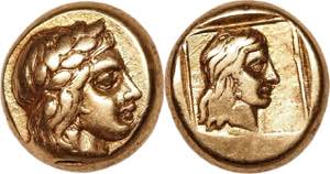 Ancient Greece Lesbos Mytilene EL Hekte (ND) ... 