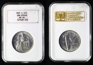 United States Half Dollar 1935 NGC MS6 - KM# ... 