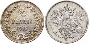 Russia - Finland 50 Pennia 1916 S - Bit# ... 
