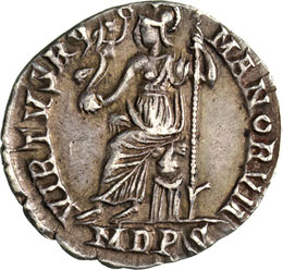 Siliqua (394-395), Mediolanum, ... 