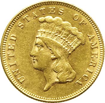 U.S.A.      3 Dollari 1874.   Fb. ... 