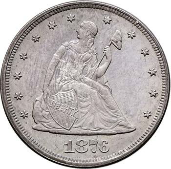 U.S.A.      20 Cents 1876.   Kr. ... 