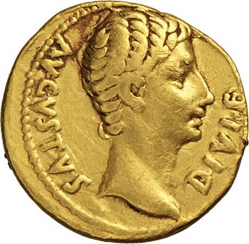 AUGUSTO  (27 a.C.-14 d.C.)  Aureo, ... 