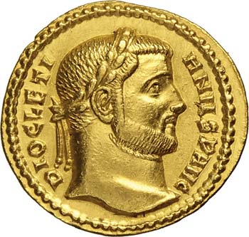 DIOCLEZIANO  (284-305)  Aureo, ... 