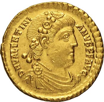 VALENTINIANO I  (364-375)  Solido, ... 