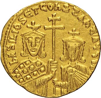 GIUSTINIANO II  (868-879)  Solido, ... 