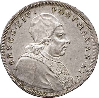 BENEDETTO XIV  (1740-1758)  Scudo ... 