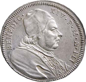 BENEDETTO XIV  (1740-1758)  Mezzo ... 