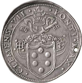 CLEMENTE VII  (1523-1534)  Doppio ... 
