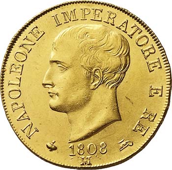 NAPOLEONE  (1805-1814)  40 Lire ... 