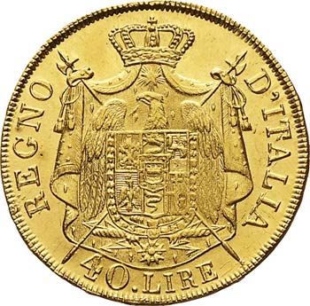 NAPOLEONE  (1805-1814)  40 Lire ... 