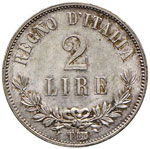 Vittorio Emanuele II (1861-1878) - 2 Lire ... 