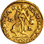 Tremissi (395-402), Mediolanum, oro gr. ... 