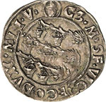 Galeazzo Maria Sforza (1468-1476) Grosso 5 ... 