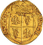 Filippo II di Spagna (1556-1598). Doppia ... 