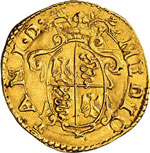 Filippo II di Spagna (1556-1598). Scudo ... 