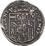Filippo II di Spagna (1556-1598). Quarto di ... 