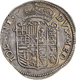 Filippo II di Spagna (1556-1598). Denaro da ... 