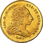 6 Ducati 1753, oro, gr ... 