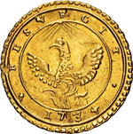 Carlo di Borbone (1734-1759) Oncia 1734, oro ... 
