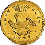 Carlo di Borbone (1734-1759) Oncia 1735, oro ... 