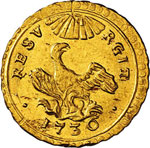 Carlo di Borbone (1734-1759) Oncia 1736, oro ... 