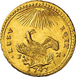 Carlo di Borbone (1734-1759) Oncia 1747, oro ... 