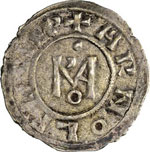 Stefano VII (VI) con Arnolfo (896). Denaro ... 