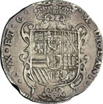 Carlo II (1665-1700). Filippo 1666, argento ... 