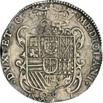 Carlo II (1665-1700). Filippo 1666, argento ... 