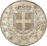Vittorio Emanuele II (1861-1878) 5 Lire ... 