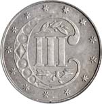 U.S.A.      3 Cents 1862.   Kr. 86   Ag   ... 