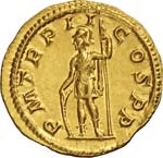 GORDIANO III PIO  (238-244)  Aureo.  D/ ... 