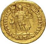 VALENTE  (364-378)  Solido, Antiochia.  D/ ... 