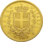 VITTORIO EMANUELE II  (1861-1878)  100 Lire ... 