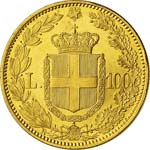 UMBERTO I  (1878-1900)  100 Lire 1882 Roma.  ... 