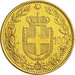 UMBERTO I  (1878-1900)  100 Lire 1891 Roma.  ... 