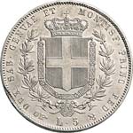VITTORIO EMANUELE II   (1849-1861)  5 Lire ... 