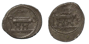  Q. Pompeius Rufus, 54 BC.Silver ... 